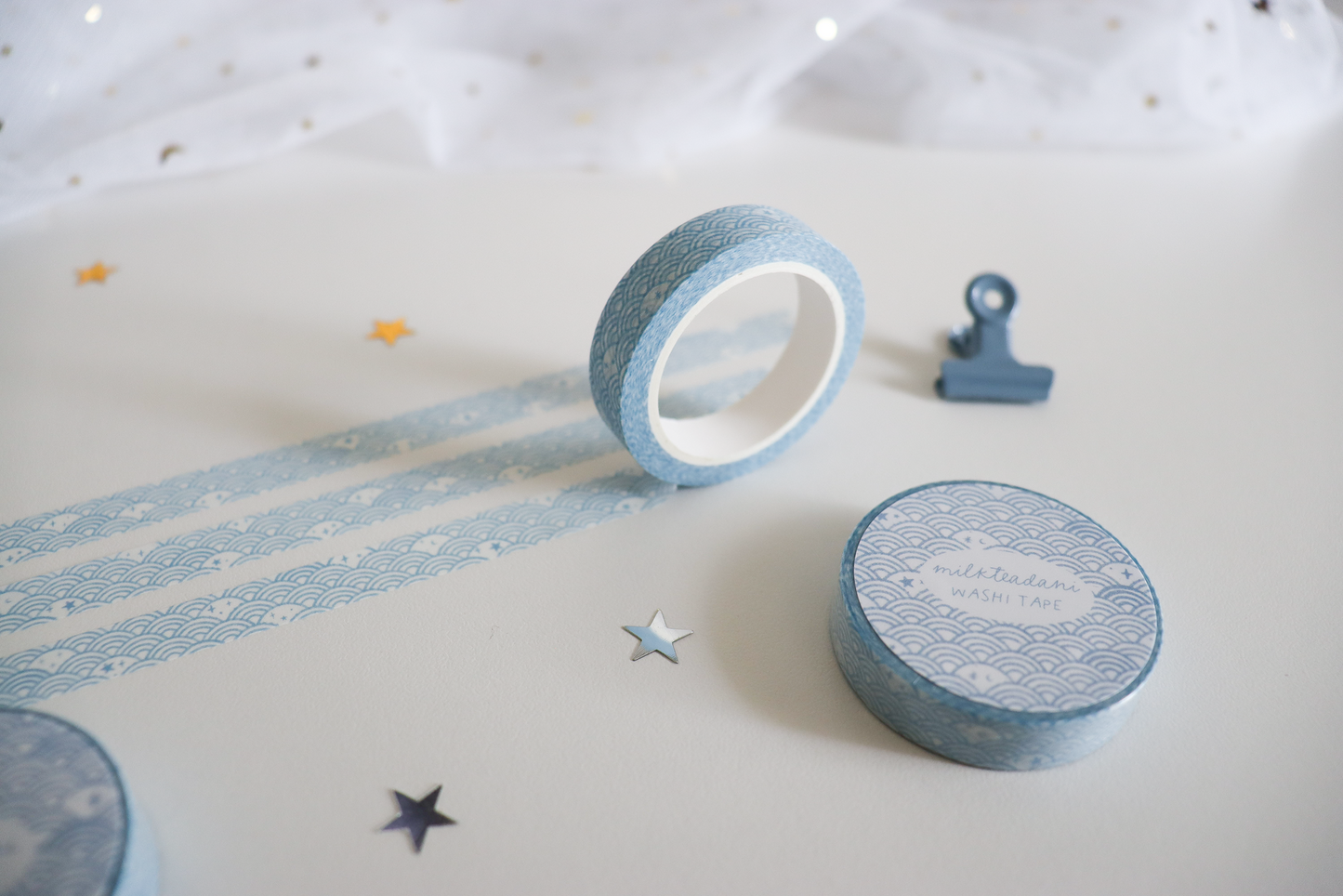 Washi Tape - 10MM Starry Seigaiha