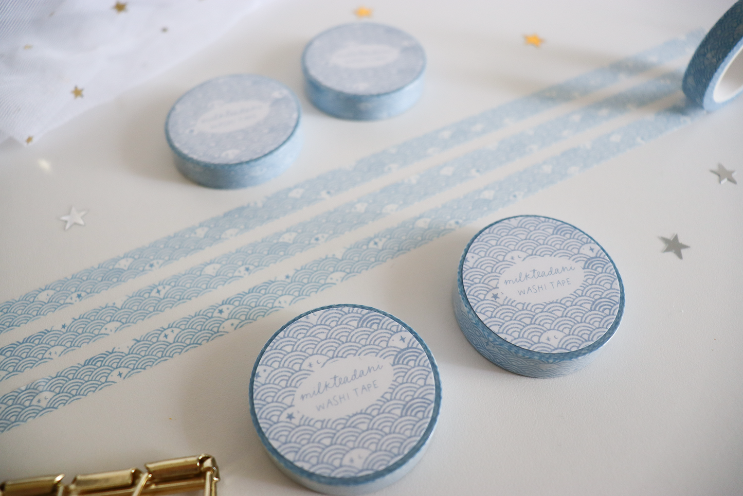 Washi Tape - 10MM Starry Seigaiha