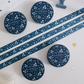 Washi Tape - 10MM Midnight Hanami