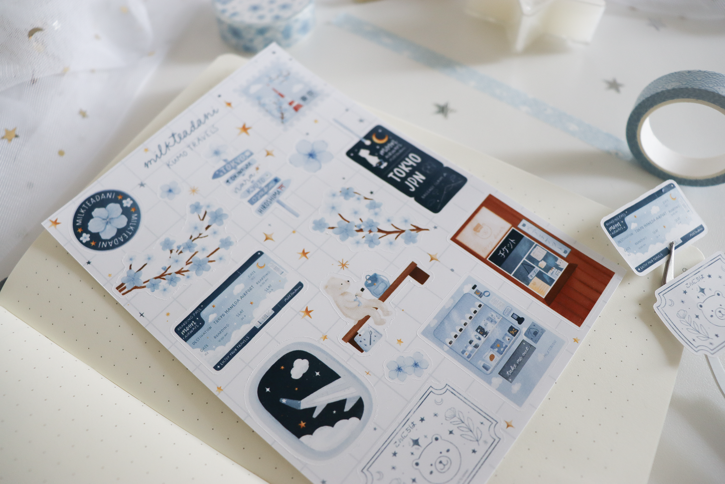 Sticker Sheet - Kumo Travels