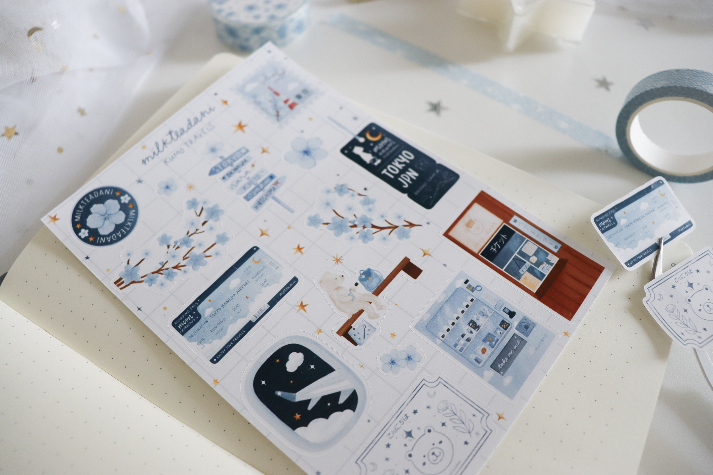 Sticker Sheet - Kumo Travels