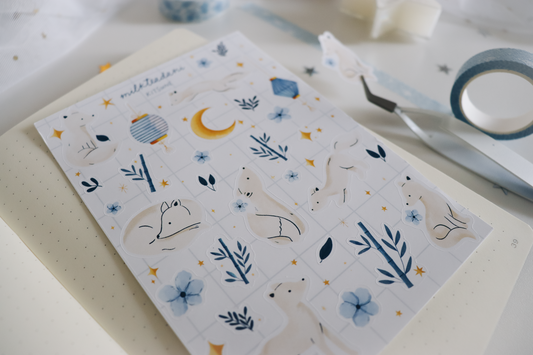 Sticker Sheet - Kitsune