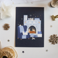 Postcard - Cozy Fireplace