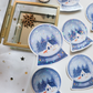 Sticker - Winter Globe Fox & Squirrel (Handmade Sticker)