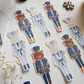Sticker - Nutcracker Bear and Bunny (Handmade Sticker)