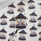 Sticker - Deer Carousel