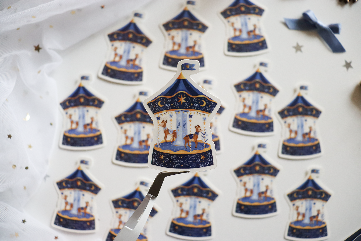 Sticker - Deer Carousel