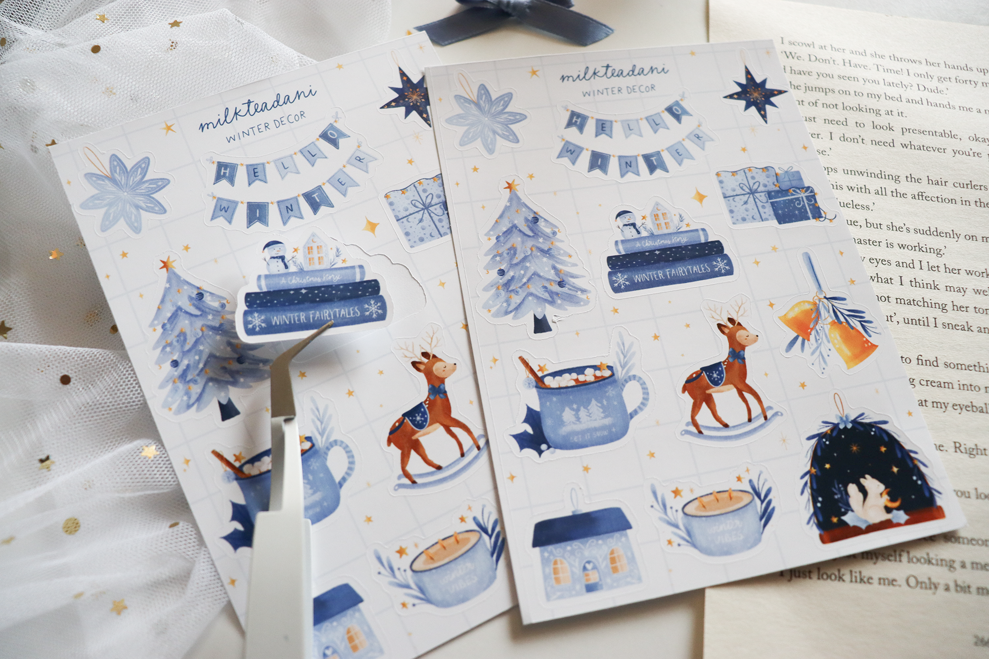 Sticker Sheet - Winter Decor