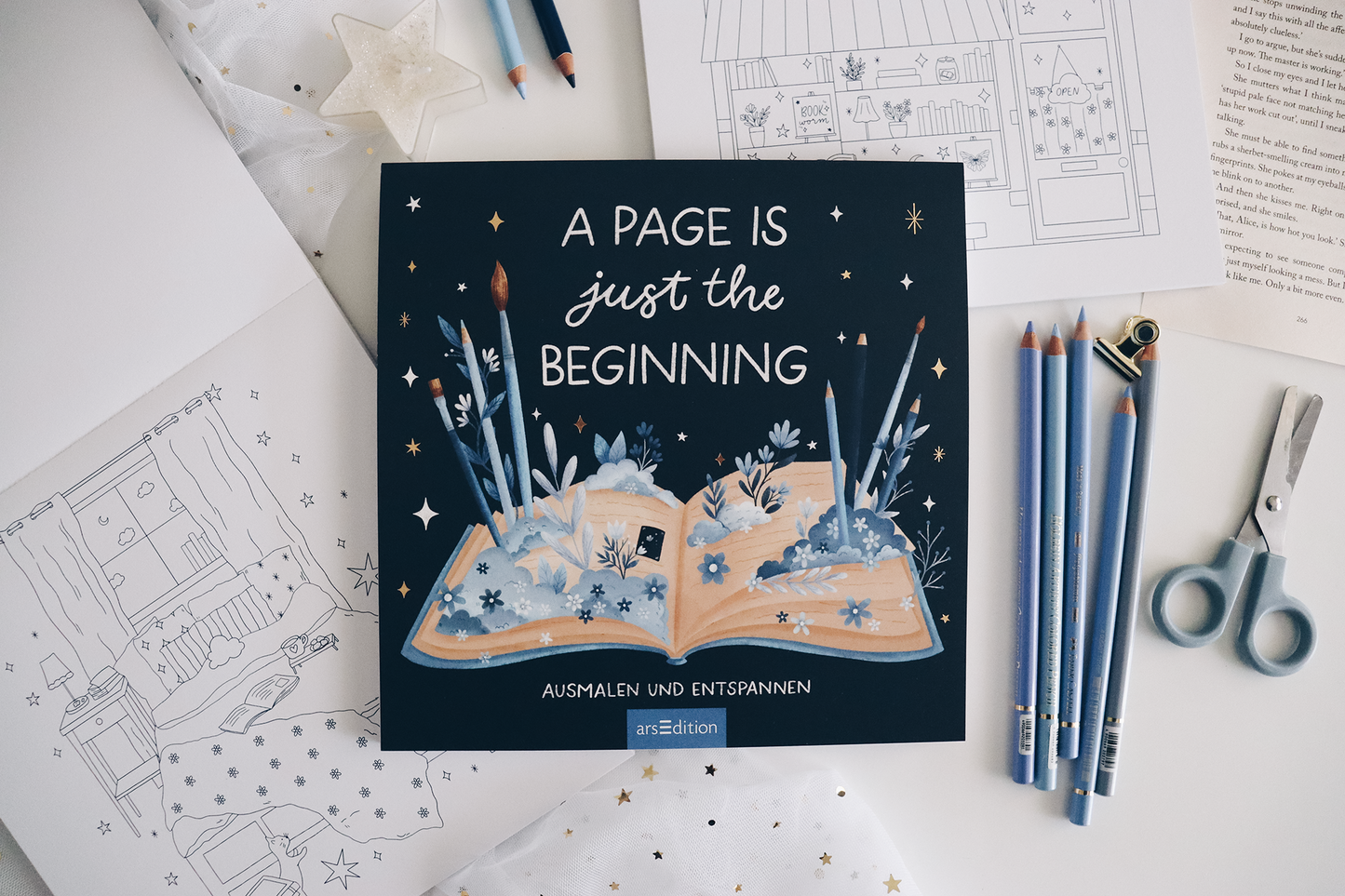 A Page is Just the Beginning - Coloring Book