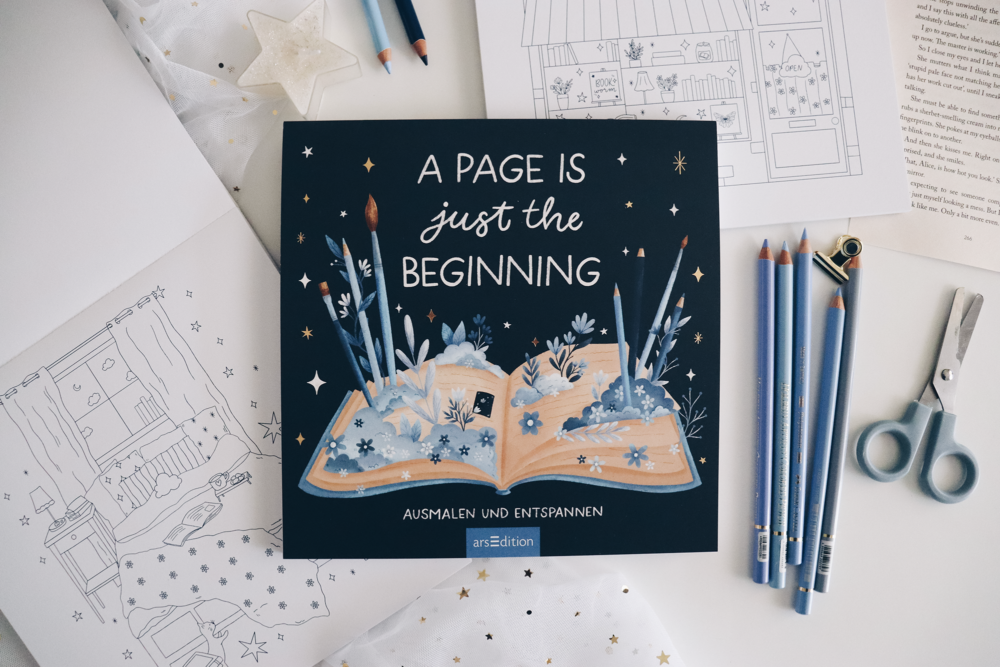 A Page is Just the Beginning - Coloring Book
