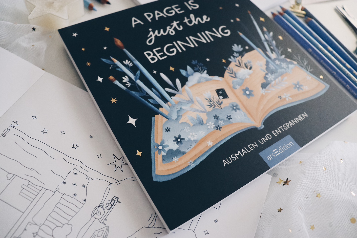 A Page is Just the Beginning - Coloring Book