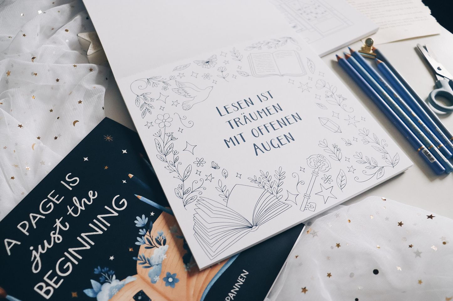 A Page is Just the Beginning - Coloring Book