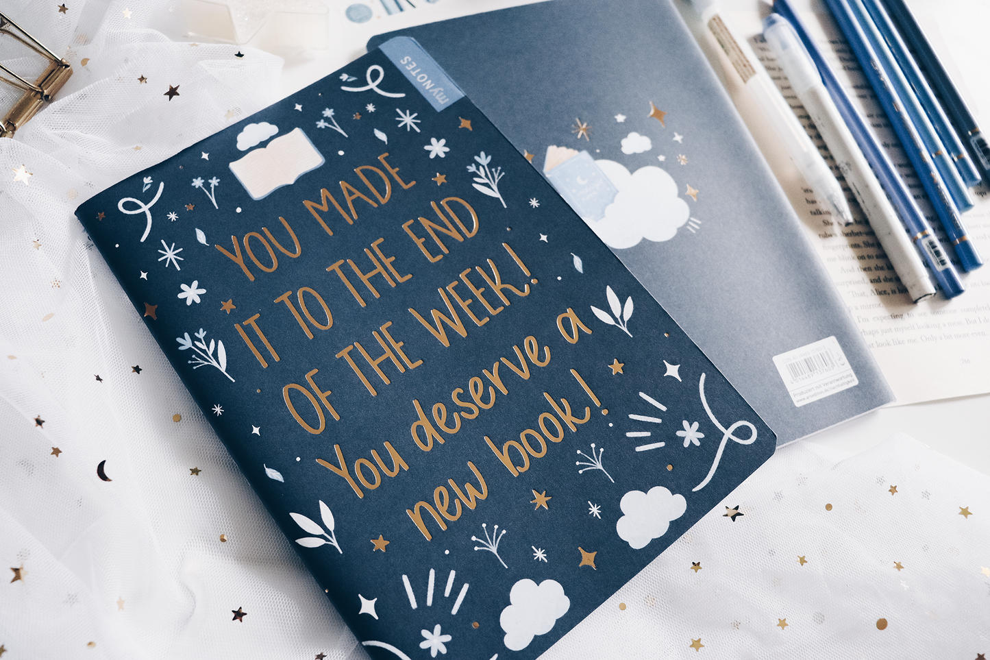 Notebook - You made it to the end of the week! You deserve a new book!