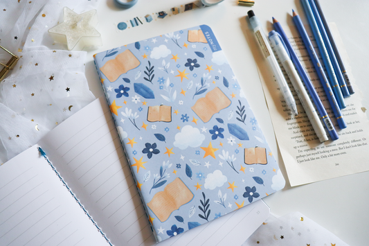 Notebook - Bookish Pattern