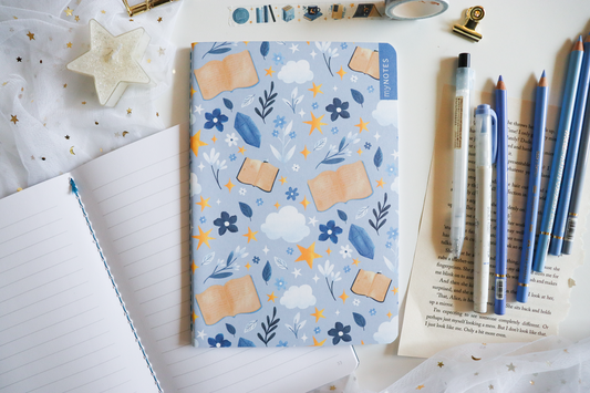 Notebook - Bookish Pattern