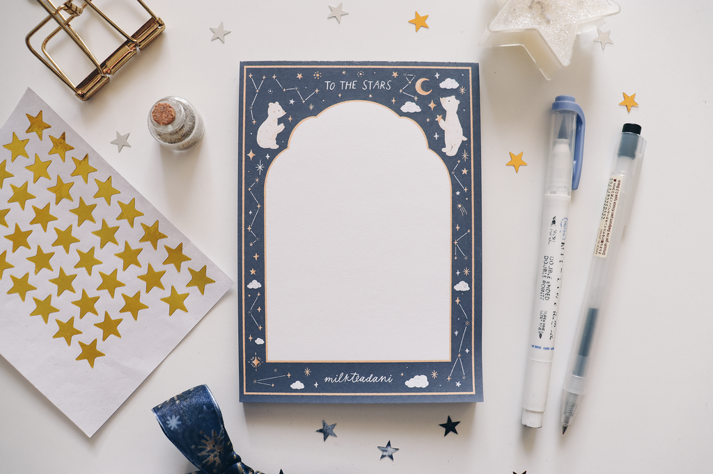 Notepad - Starry Bear (B-Grade)