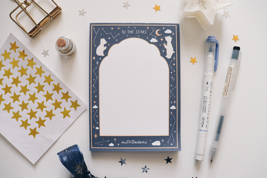 Notepad - Starry Bear (B-Grade)