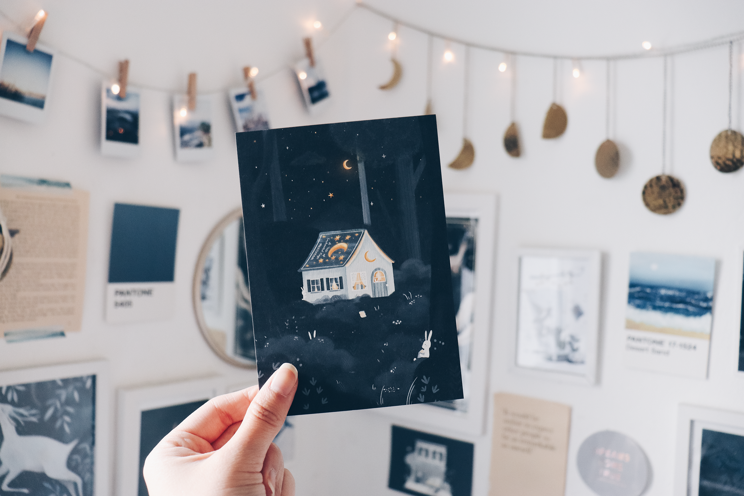 Art Print - Bookish House in the Forest