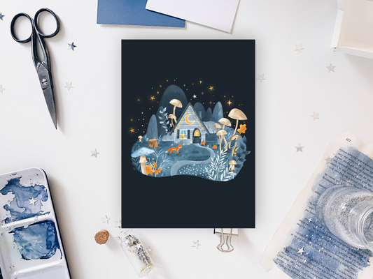 Postcard - Autumn House