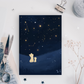 Postcard - Stargazing Bears