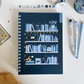 Notebook - Book Shelves Spiral Notebook
