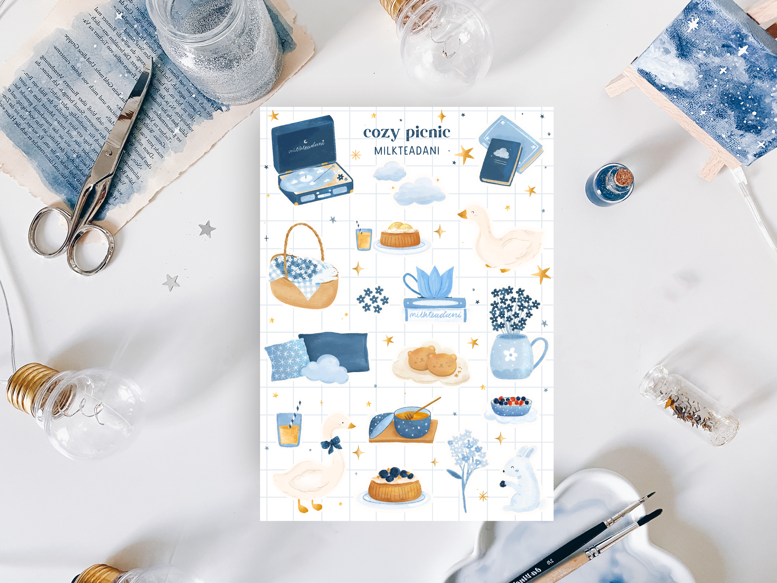 Sticker Sheet - Cozy Picnic