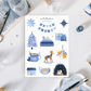 Sticker Sheet - Winter Decor