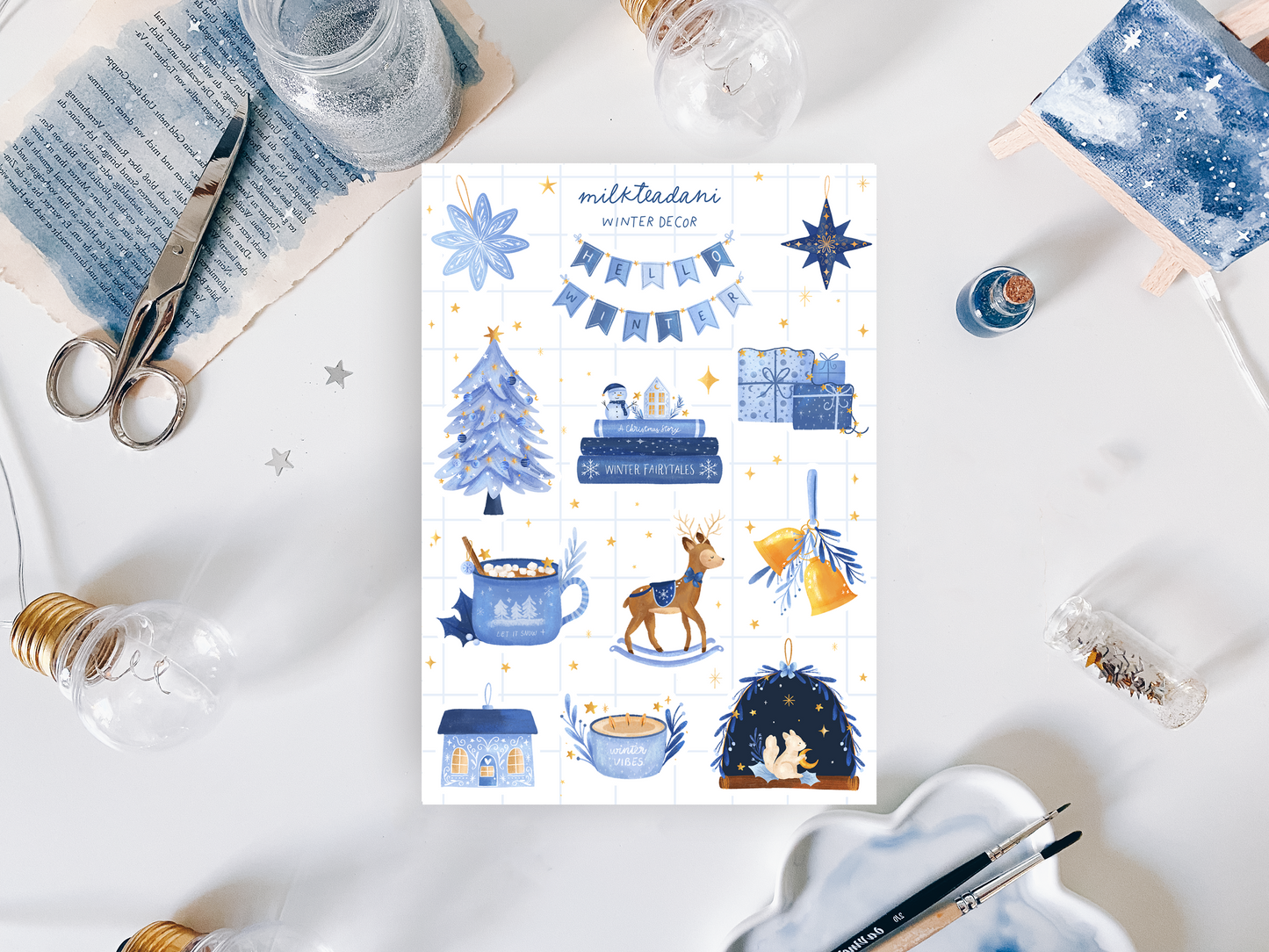 Sticker Sheet - Winter Decor