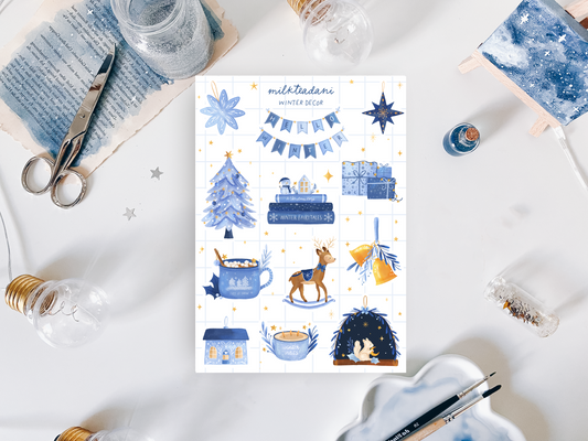 Sticker Sheet - Winter Decor