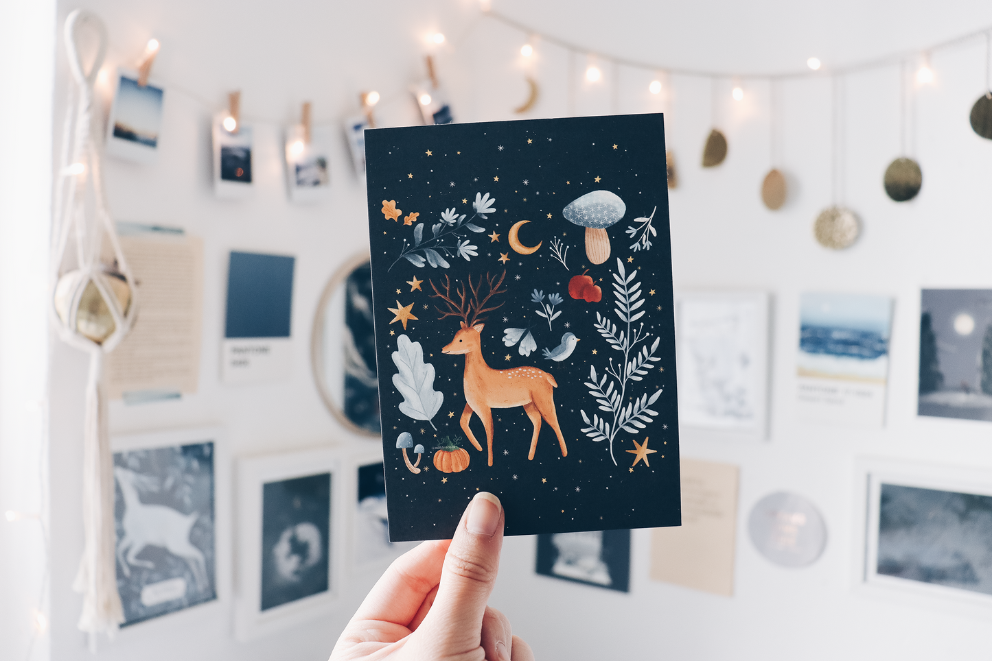 Postcard - Magic Autumn Deer