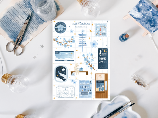Sticker Sheet - Kumo Travels