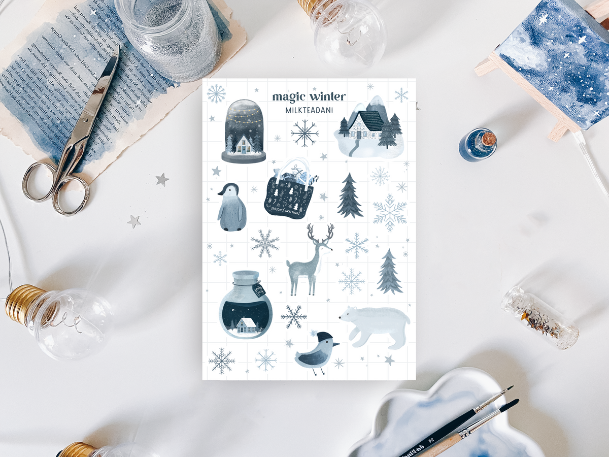 Sticker Sheet - Magic Winter