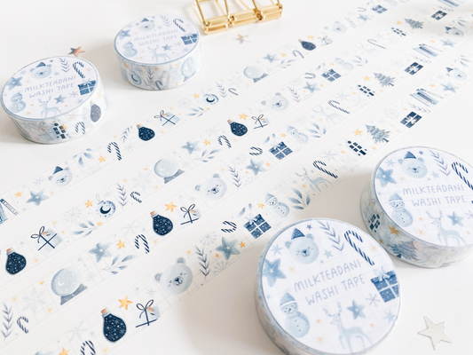 Washi Tape - 15MM Winter Vibes Light