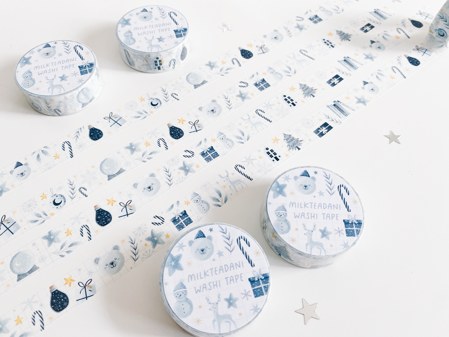 Washi Tape - 15MM Winter Vibes Light