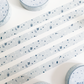 Washi Tape - 10MM Blue Grid Floral