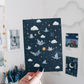 Postcard - Paper Cranes