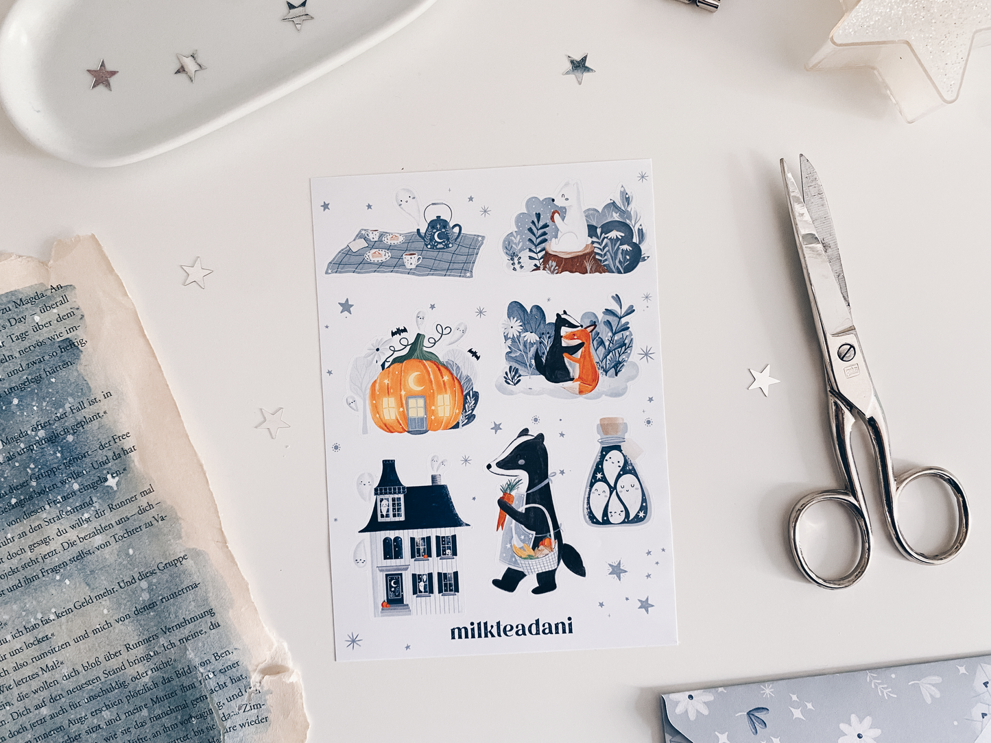 Sticker Sheet - Autumn Animals