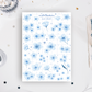 Sticker Sheet - Blue Sakura
