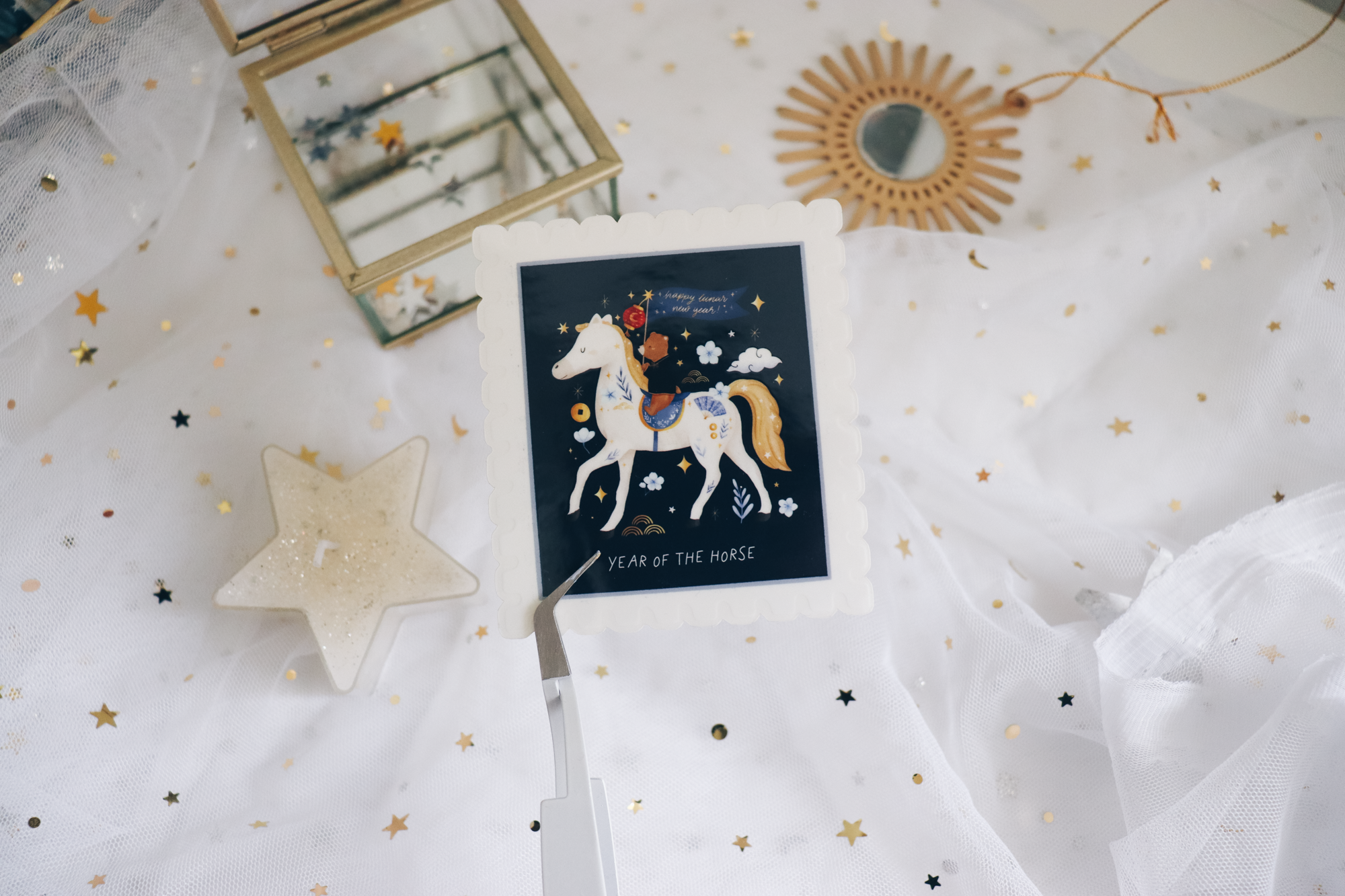 Sticker - Year of the Horse Stamp