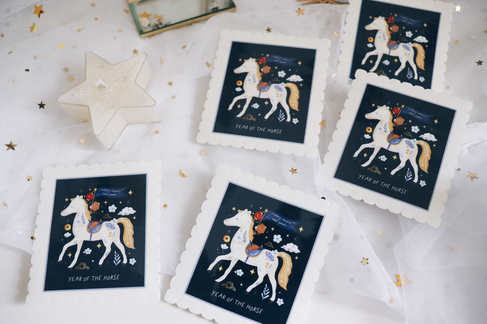 Sticker - Year of the Horse Stamp