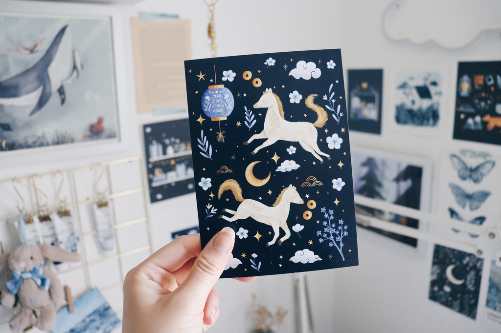 Postcard - Year of the Horse