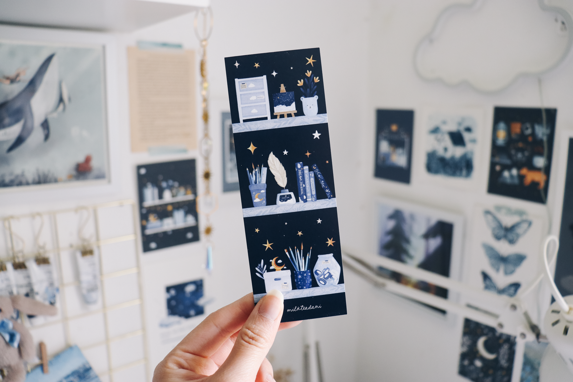 Bookmark - Journaling Shelves
