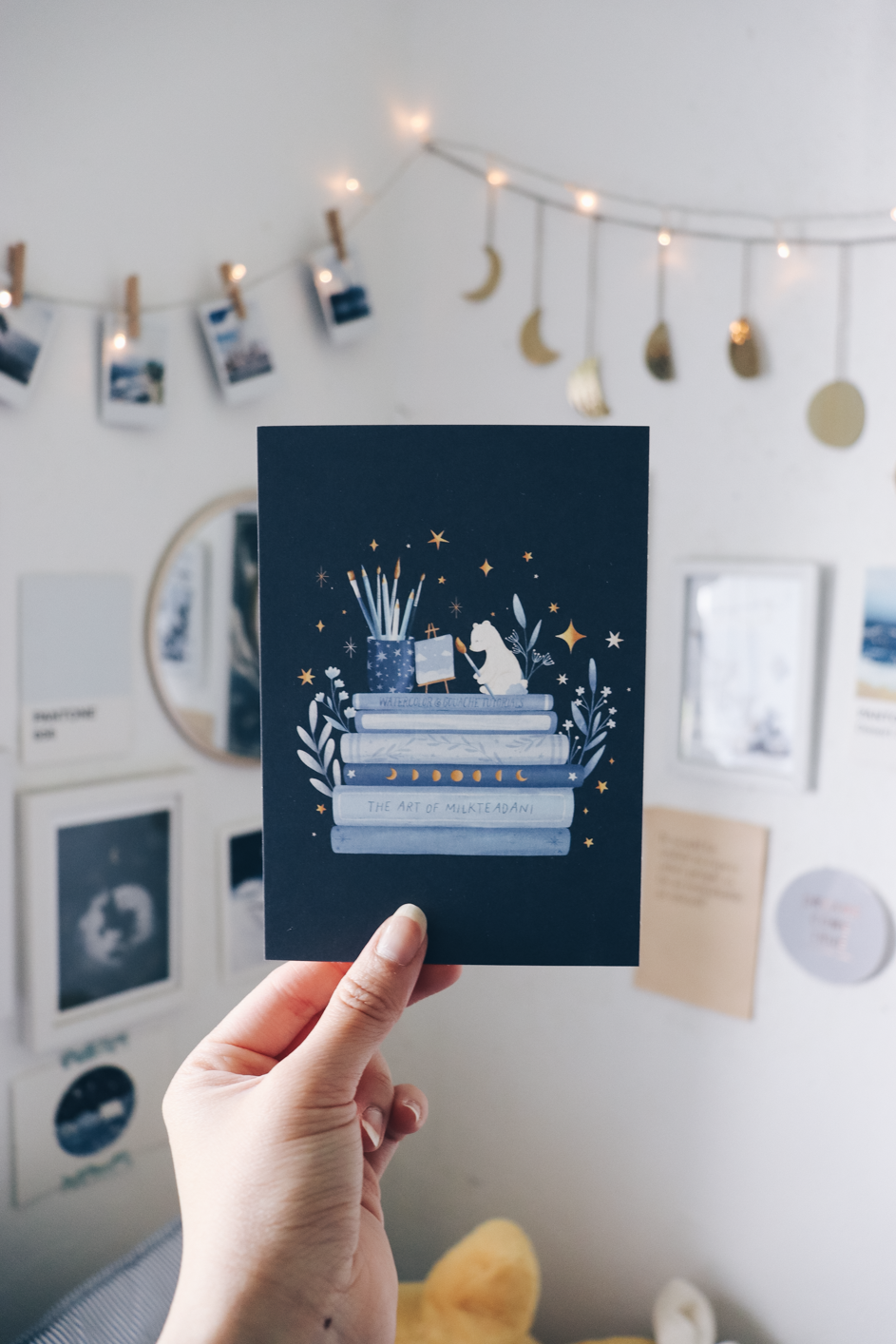 Postcard - Bookish Bear