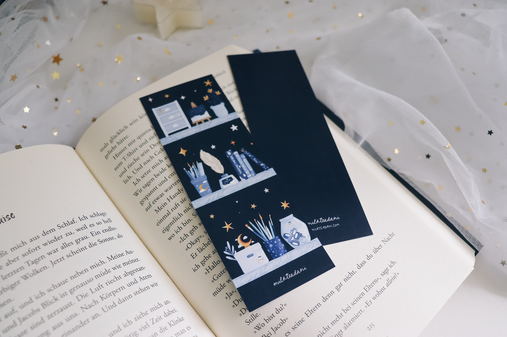 Bookmark - Journaling Shelves