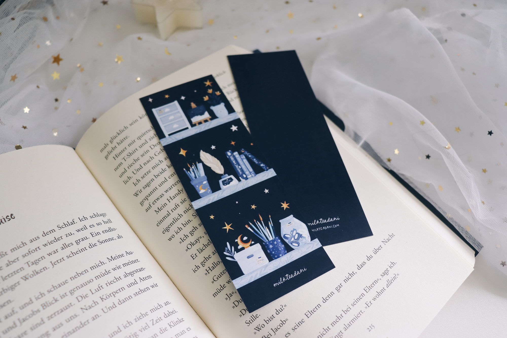 Bookmark - Journaling Shelves