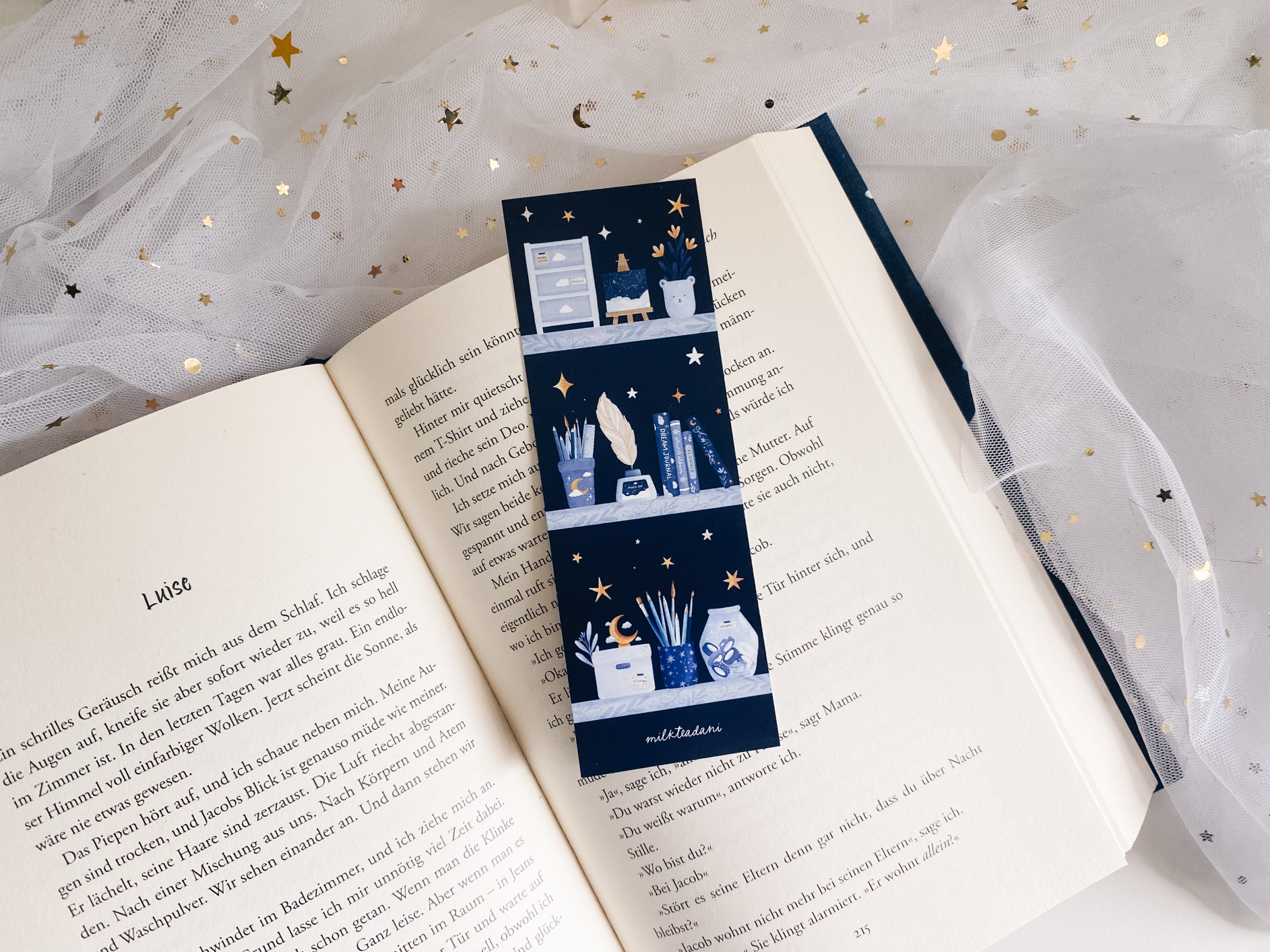 Bookmark - Journaling Shelves