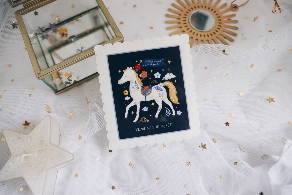 Sticker - Year of the Horse Stamp