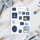 Sticker Sheet - Winter Stamps