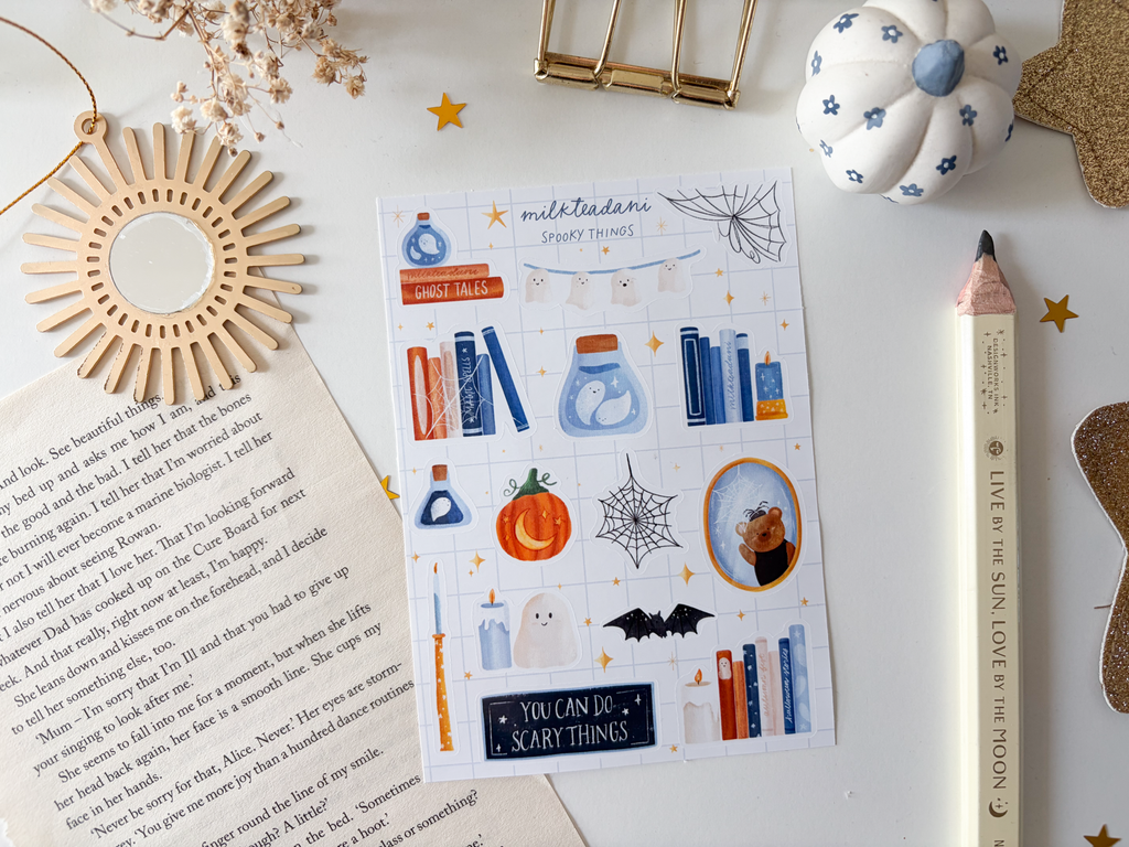 Sticker Sheet - Spooky Autumn Things
