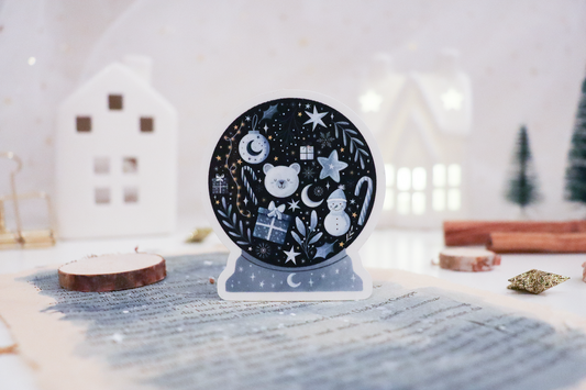 Sticker - Winter Snow Globe